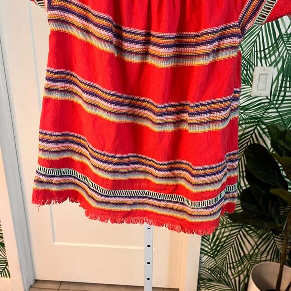 Anthropologie dRA Los Angeles Boho Striped Off the shoulder Top XS - Picture 4 of 9